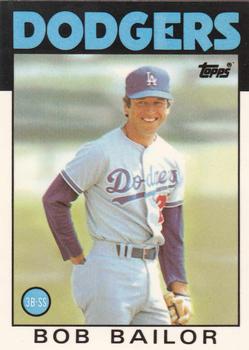 1986 Topps - Collector's Edition (Tiffany) #522 Bob Bailor Front