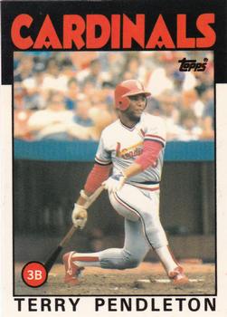 1986 Topps - Collector's Edition (Tiffany) #528 Terry Pendleton Front