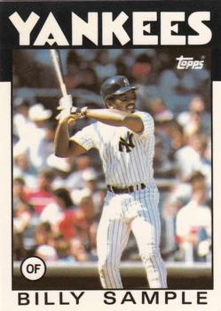 1986 Topps - Collector's Edition (Tiffany) #533 Billy Sample Front