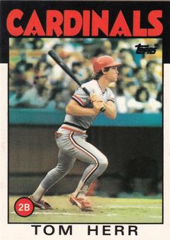 1986 Topps - Collector's Edition (Tiffany) #550 Tom Herr Front