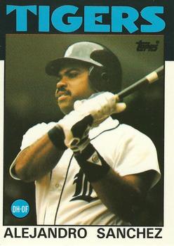 1986 Topps - Collector's Edition (Tiffany) #563 Alejandro Sanchez Front