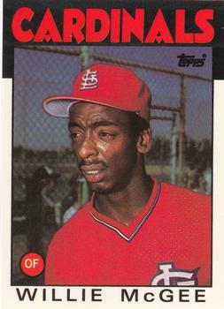 1986 Topps - Collector's Edition (Tiffany) #580 Willie McGee Front