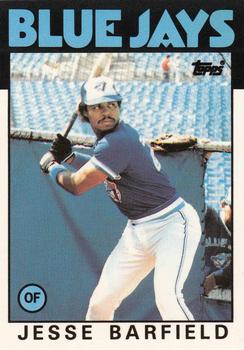 1986 Topps - Collector's Edition (Tiffany) #593 Jesse Barfield Front