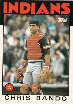 1986 Topps - Collector's Edition (Tiffany) #594 Chris Bando Front
