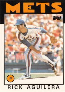 1986 Topps - Collector's Edition (Tiffany) #599 Rick Aguilera Front