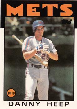 1986 Topps - Collector's Edition (Tiffany) #619 Danny Heep Front
