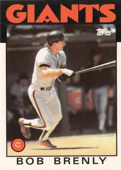 1986 Topps - Collector's Edition (Tiffany) #625 Bob Brenly Front