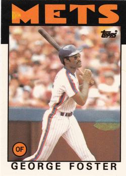 1986 Topps - Collector's Edition (Tiffany) #680 George Foster Front
