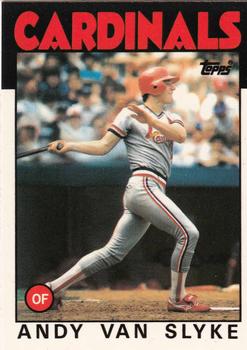1986 Topps - Collector's Edition (Tiffany) #683 Andy Van Slyke Front