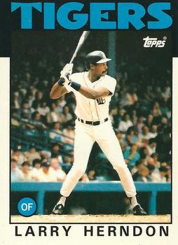 1986 Topps - Collector's Edition (Tiffany) #688 Larry Herndon Front
