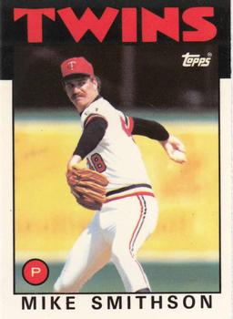 1986 Topps - Collector's Edition (Tiffany) #695 Mike Smithson Front