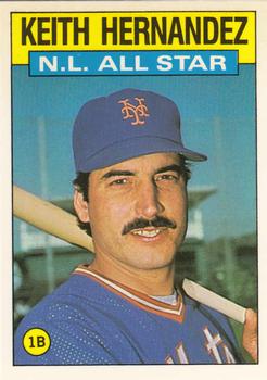 1986 Topps - Collector's Edition (Tiffany) #701 Keith Hernandez Front