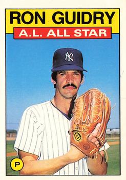 1986 Topps - Collector's Edition (Tiffany) #721 Ron Guidry Front