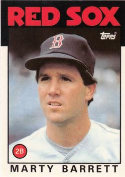 1986 Topps - Collector's Edition (Tiffany) #734 Marty Barrett Front