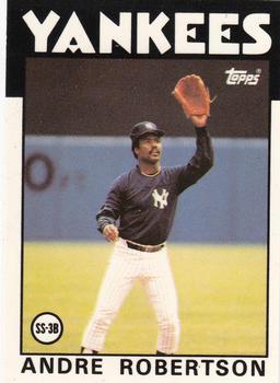 1986 Topps - Collector's Edition (Tiffany) #738 Andre Robertson Front