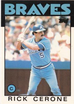 1986 Topps - Collector's Edition (Tiffany) #747 Rick Cerone Front