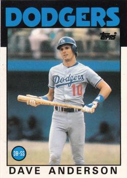 1986 Topps - Collector's Edition (Tiffany) #758 Dave Anderson Front