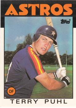 1986 Topps - Collector's Edition (Tiffany) #763 Terry Puhl Front