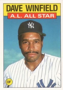 1986 Topps - Collector's Edition (Tiffany) #717 Dave Winfield Front