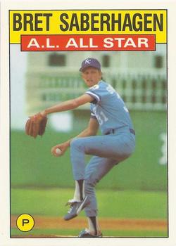 1986 Topps - Collector's Edition (Tiffany) #720 Bret Saberhagen Front