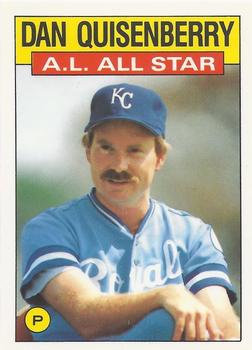1986 Topps - Collector's Edition (Tiffany) #722 Dan Quisenberry Front