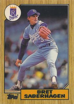 1987 Topps - Collector's Edition (Tiffany) #140 Bret Saberhagen Front