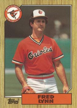 1987 Topps - Collector's Edition (Tiffany) #370 Fred Lynn Front