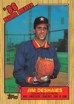 1987 Topps - Collector's Edition (Tiffany) #2 Jim Deshaies Front
