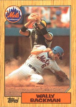 1987 Topps - Collector's Edition (Tiffany) #48 Wally Backman Front