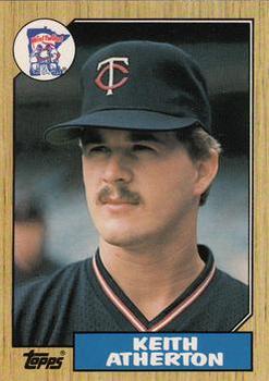 1987 Topps - Collector's Edition (Tiffany) #52 Keith Atherton Front