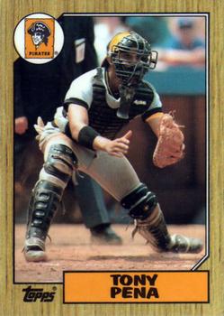 1987 Topps - Collector's Edition (Tiffany) #60 Tony Pena Front