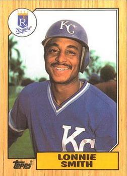 1987 Topps - Collector's Edition (Tiffany) #69 Lonnie Smith Front