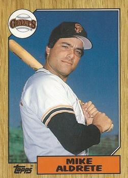 1987 Topps - Collector's Edition (Tiffany) #71 Mike Aldrete Front
