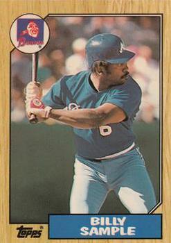 1987 Topps - Collector's Edition (Tiffany) #104 Billy Sample Front