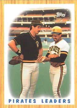 1987 Topps - Collector's Edition (Tiffany) #131 Pirates Leaders Front