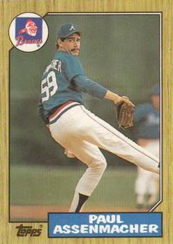 1987 Topps - Collector's Edition (Tiffany) #132 Paul Assenmacher Front