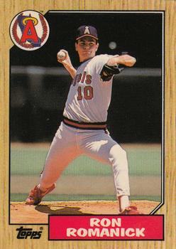 1987 Topps - Collector's Edition (Tiffany) #136 Ron Romanick Front