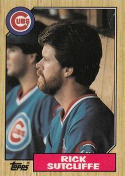 1987 Topps - Collector's Edition (Tiffany) #142 Rick Sutcliffe Front