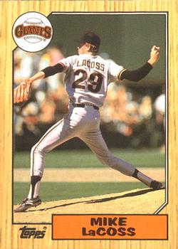 1987 Topps - Collector's Edition (Tiffany) #151 Mike LaCoss Front