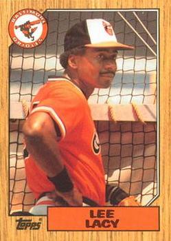 1987 Topps - Collector's Edition (Tiffany) #182 Lee Lacy Front