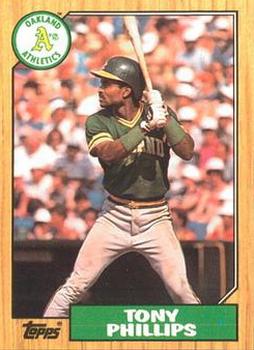 1987 Topps - Collector's Edition (Tiffany) #188 Tony Phillips Front