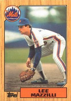 1987 Topps - Collector's Edition (Tiffany) #198 Lee Mazzilli Front