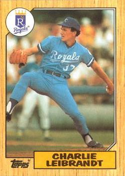 1987 Topps - Collector's Edition (Tiffany) #223 Charlie Leibrandt Front