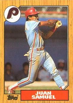1987 Topps - Collector's Edition (Tiffany) #255 Juan Samuel Front