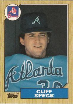 1987 Topps - Collector's Edition (Tiffany) #269 Cliff Speck Front