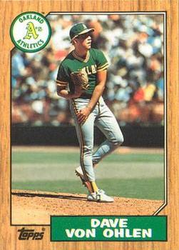 1987 Topps - Collector's Edition (Tiffany) #287 Dave Von Ohlen Front