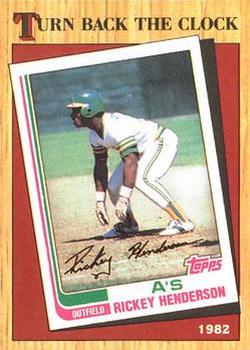 1987 Topps - Collector's Edition (Tiffany) #311 Rickey Henderson Front