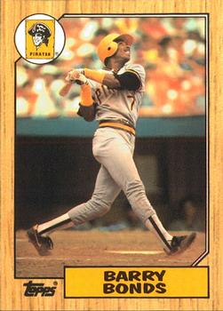 1987 Topps - Collector's Edition (Tiffany) #320 Barry Bonds Front