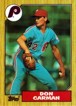 1987 Topps - Collector's Edition (Tiffany) #355 Don Carman Front