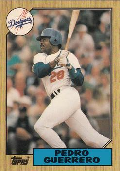 1987 Topps - Collector's Edition (Tiffany) #360 Pedro Guerrero Front